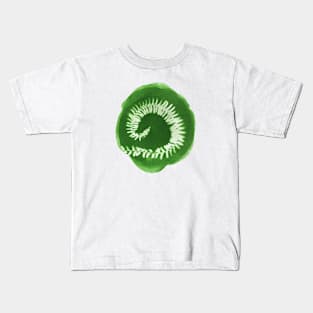 Fern spiral (green) Kids T-Shirt